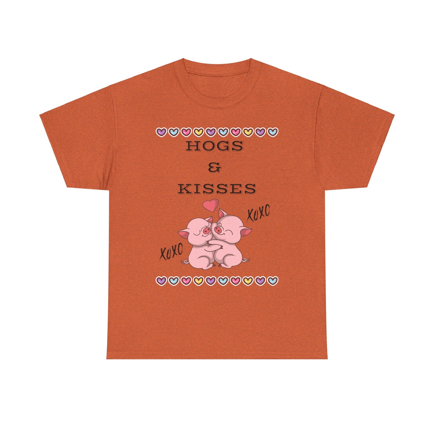 Hogs & Kisses Unisex Heavy Cotton Tee