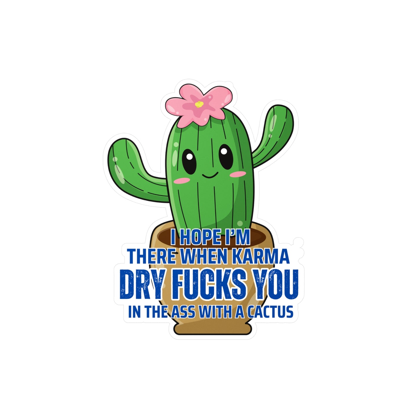 Cactus Kiss-Cut Vinyl Decals