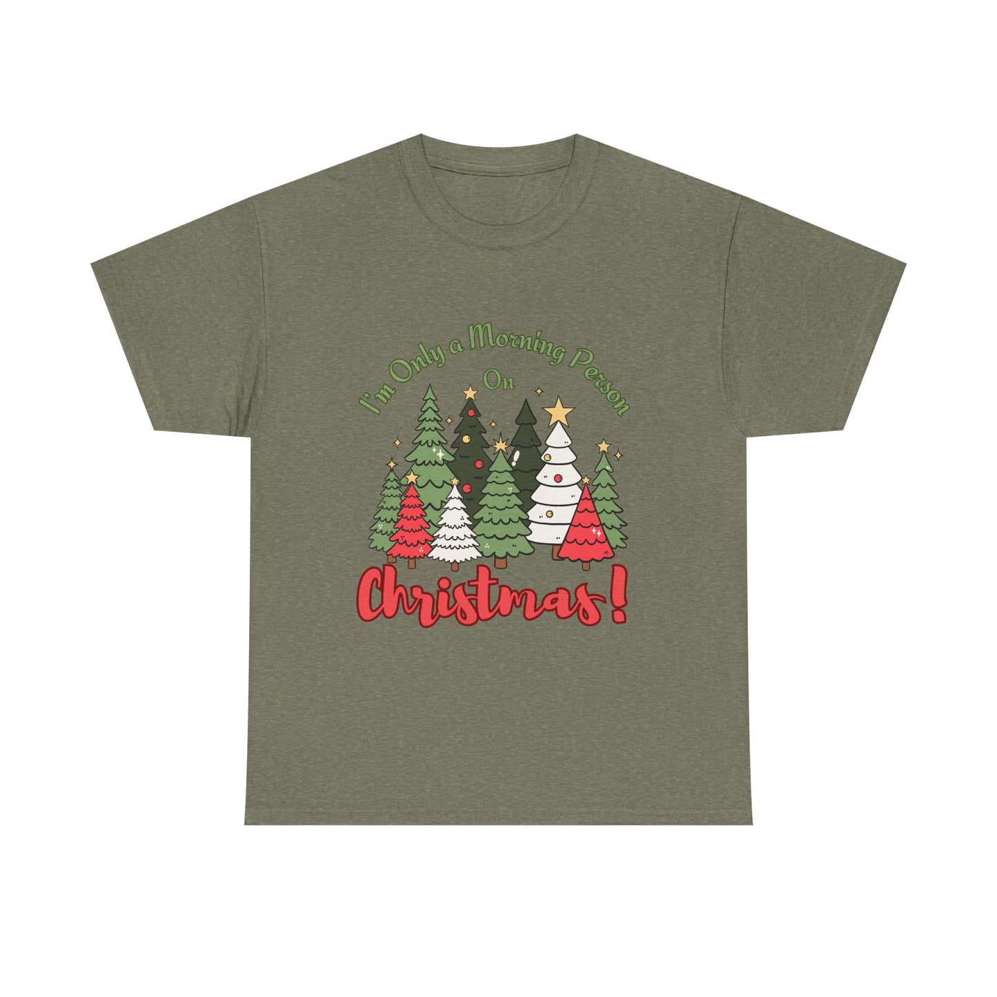 Morning Person Unisex Heavy Cotton Tee