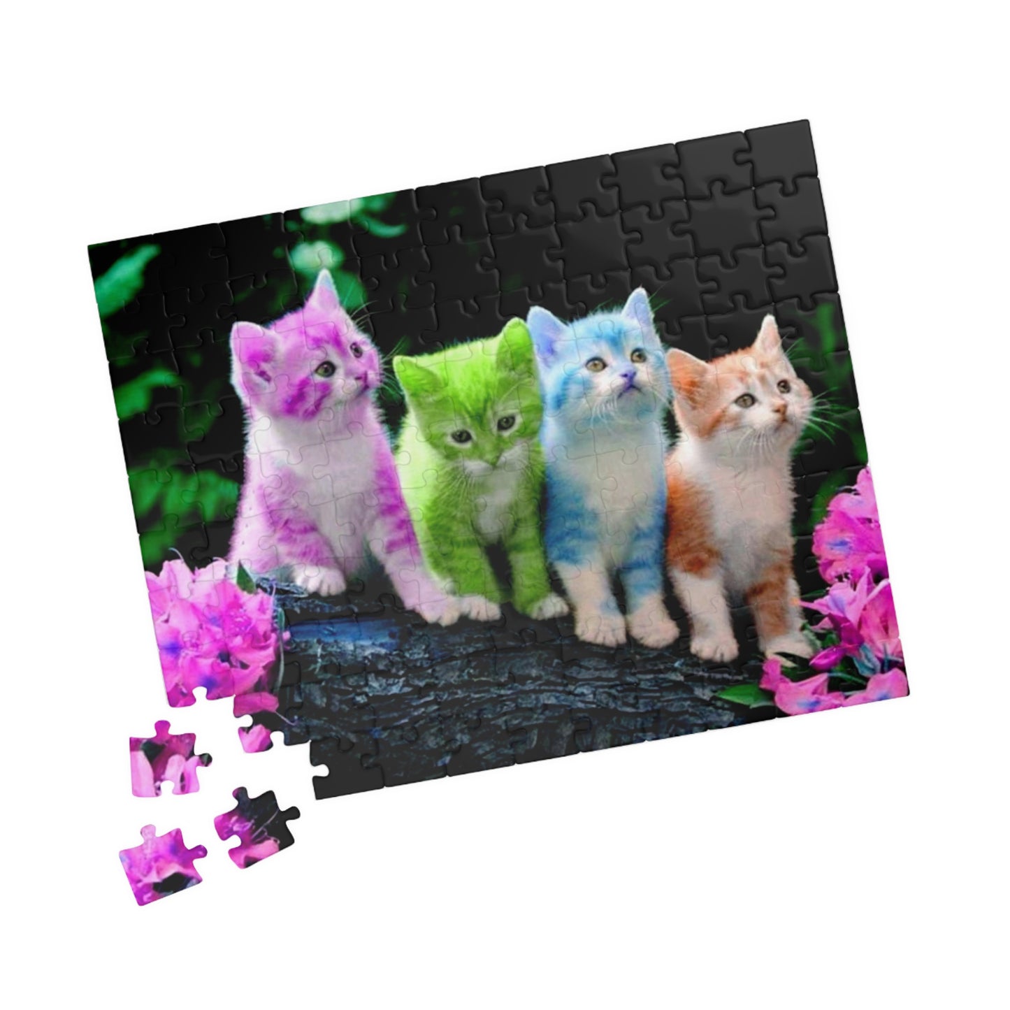 Colorful Kittens Puzzle (110, 252, 520-piece)