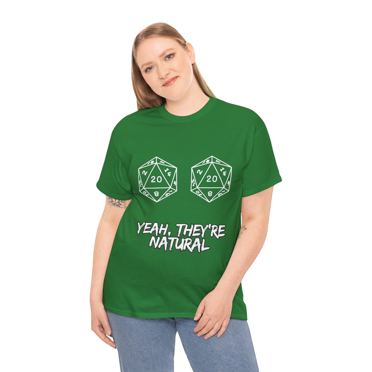 Natural Unisex Heavy Cotton Tee
