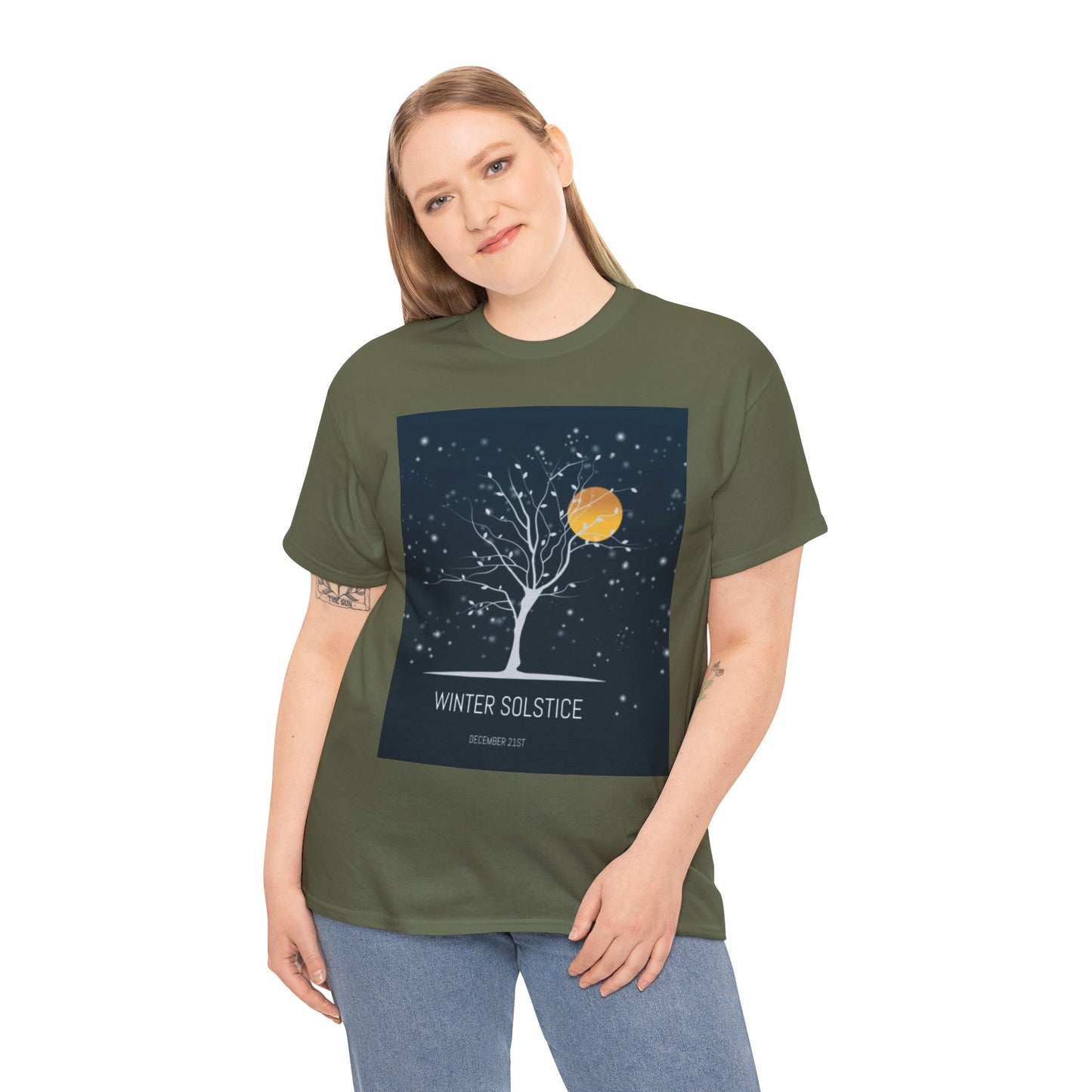 Winter Solstice Unisex Heavy Cotton Tee