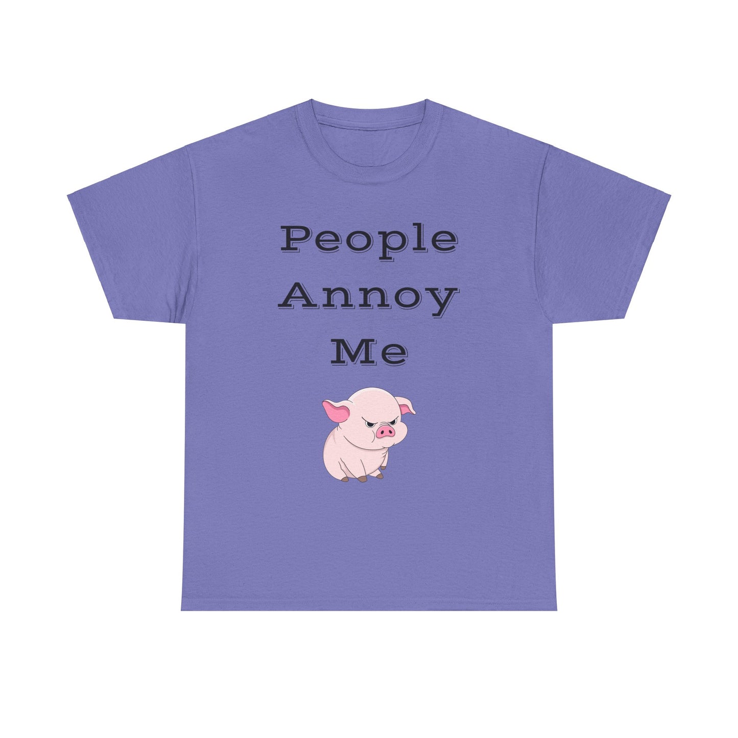 People Annoy Me Unisex Heavy Cotton Tee