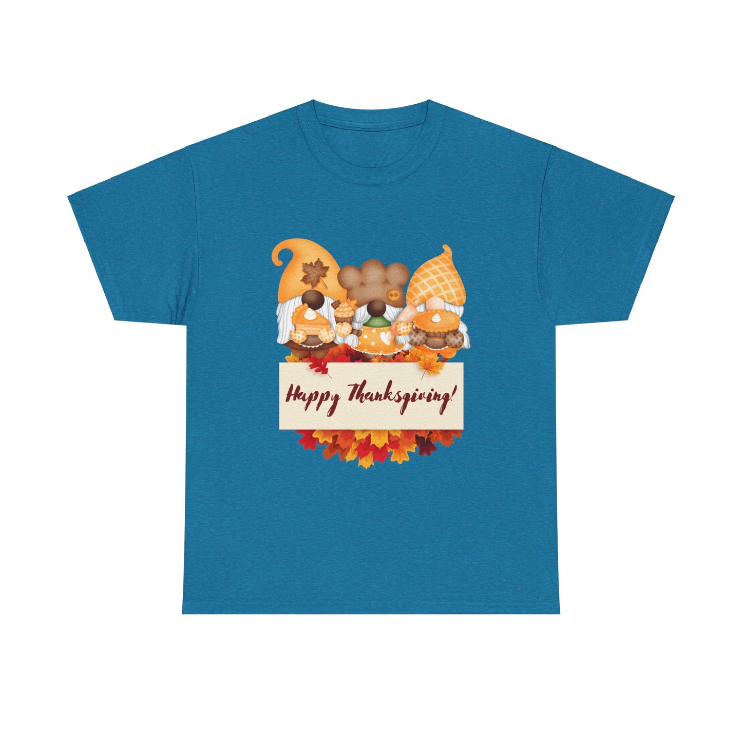 Gnome Thanksgiving Unisex Heavy Cotton Tee
