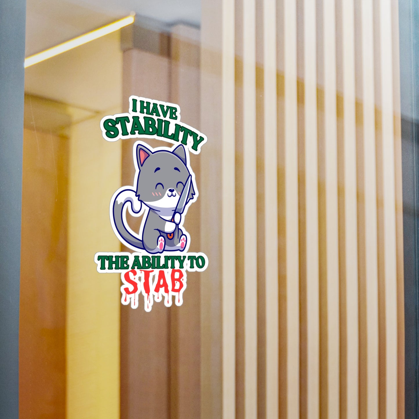 Stability Kiss-Cut Vinyl Decals