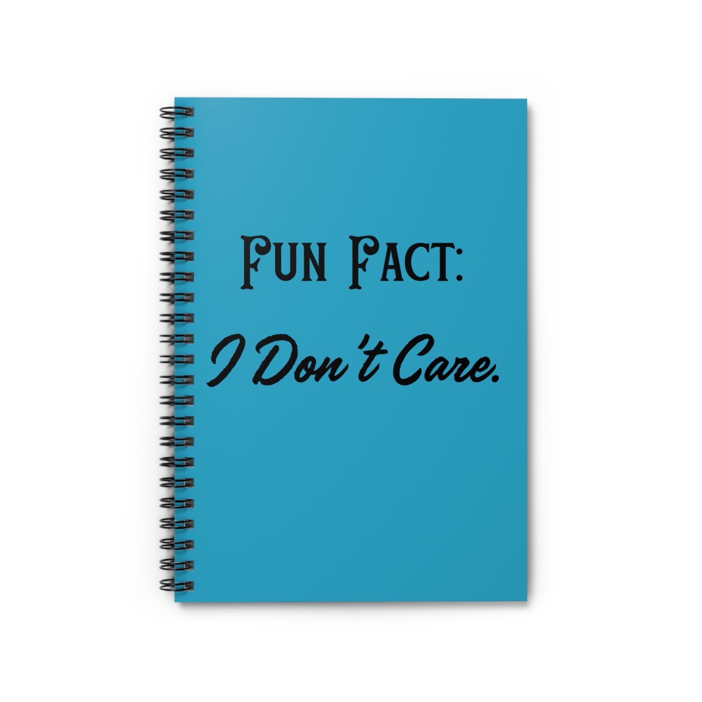 Fun Fact Spiral Notebook - Ruled Line