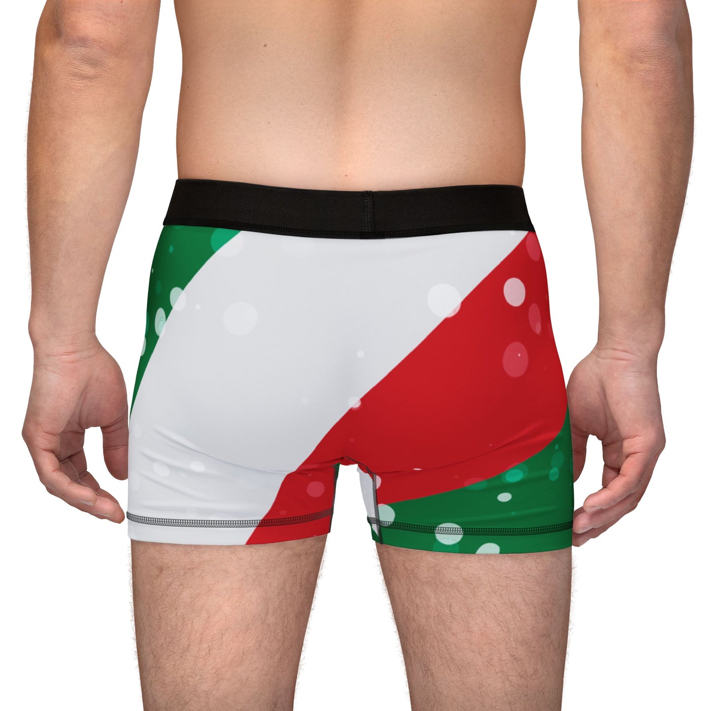 X-mas Stripes Men's Boxers (AOP)