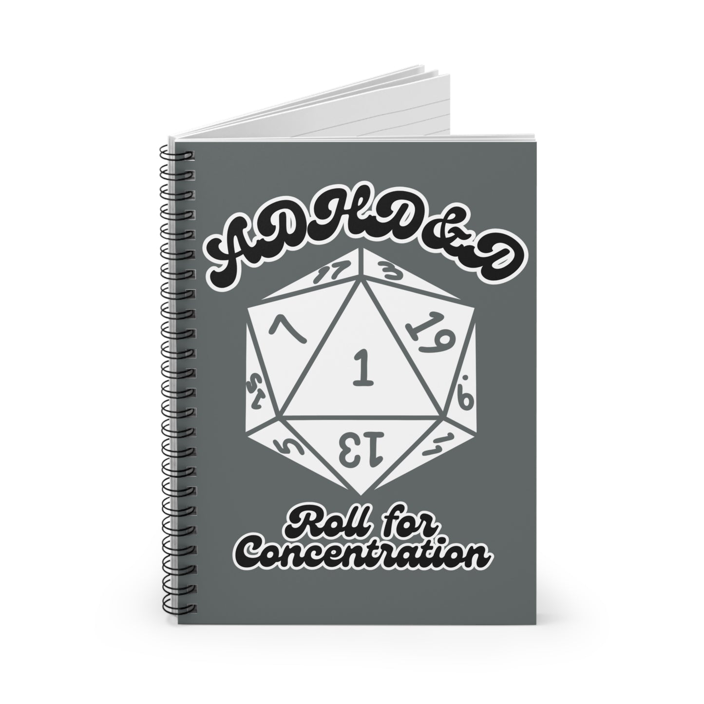 ADHD&D Spiral Notebook - Ruled Line