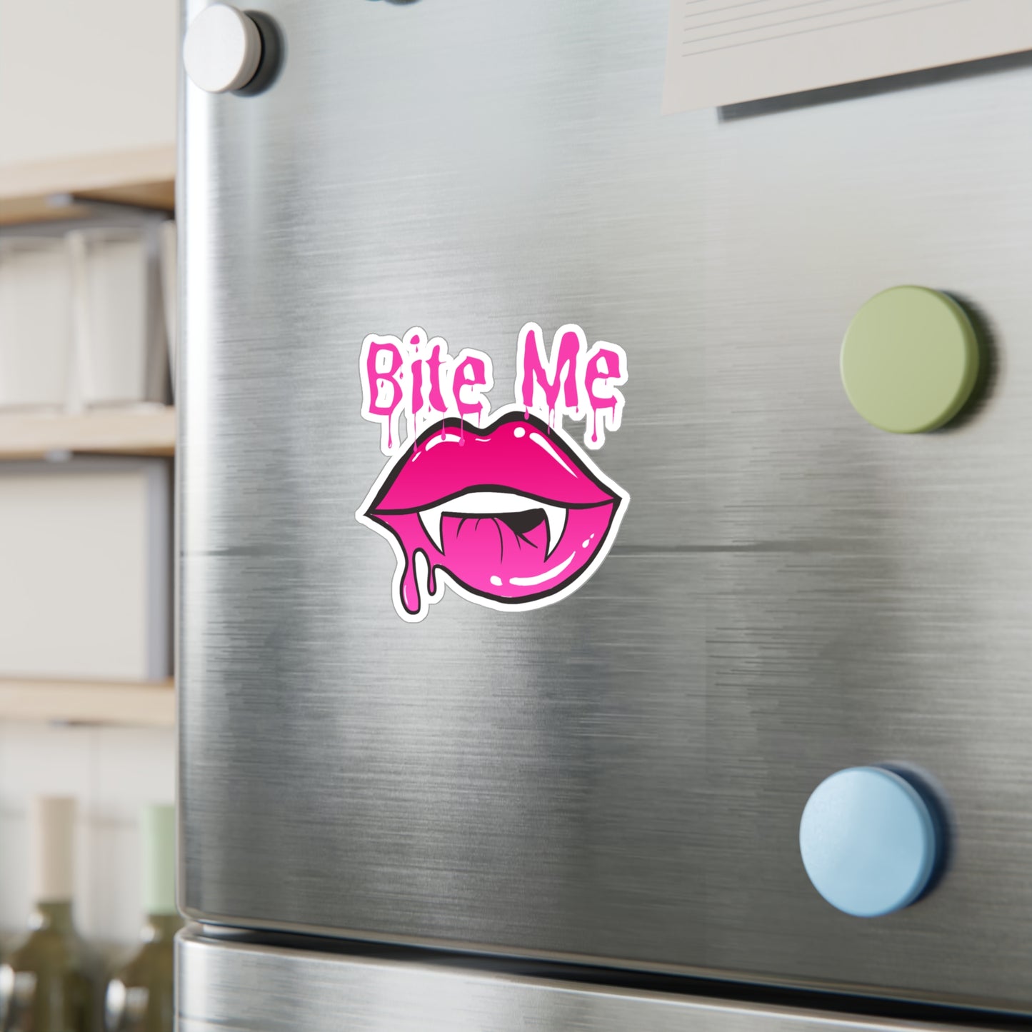 Bite Me Kiss-Cut Vinyl Decals