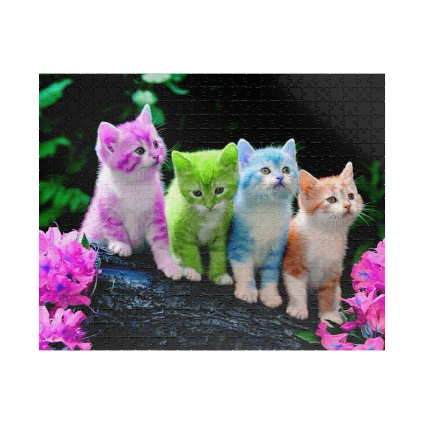 Colorful Kittens Puzzle (110, 252, 520-piece)