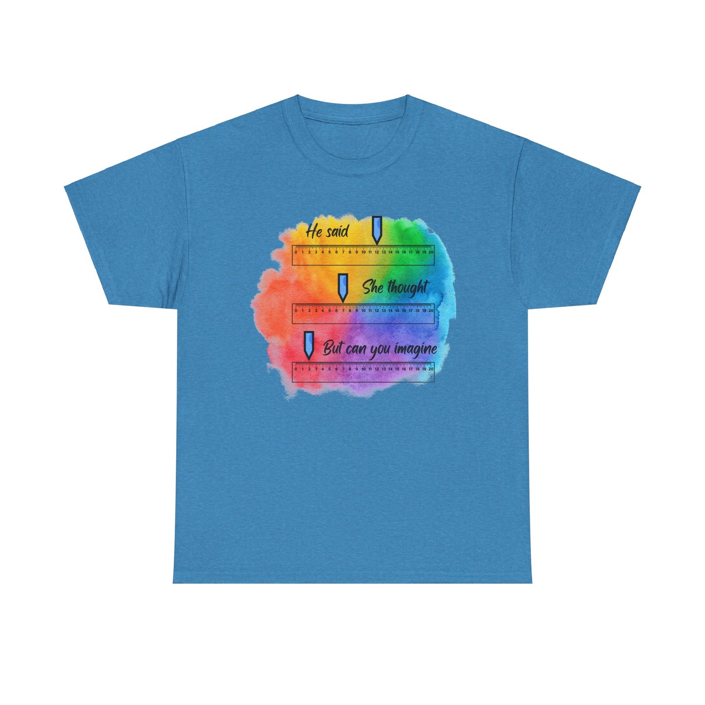He Said Unisex Heavy Cotton Tee