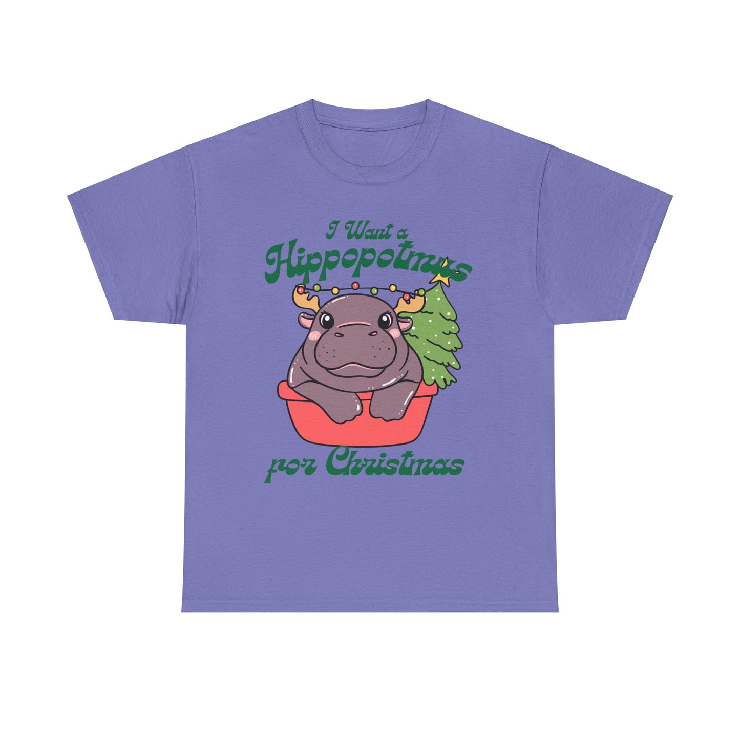 Hippo Unisex Heavy Cotton Tee
