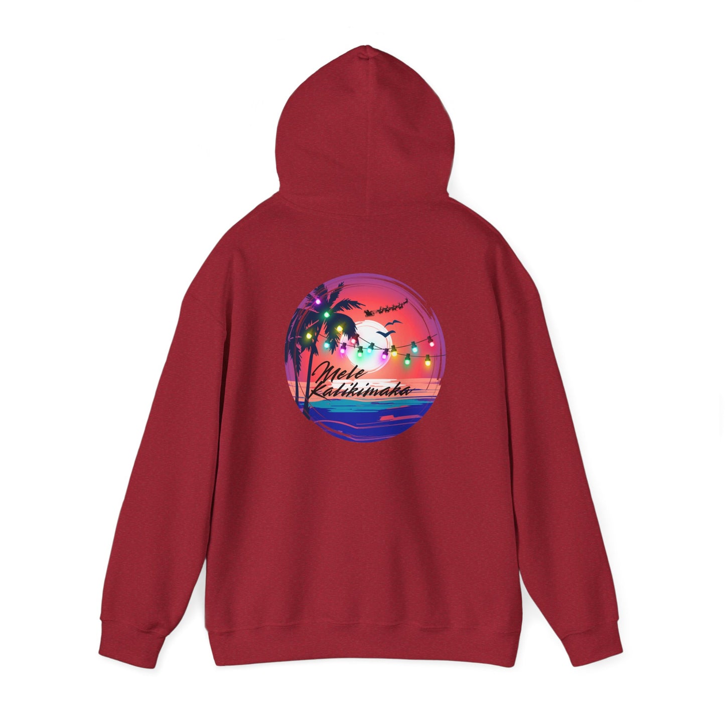 Mele Kalikimaka Unisex Heavy Blend™ Hooded Sweatshirt