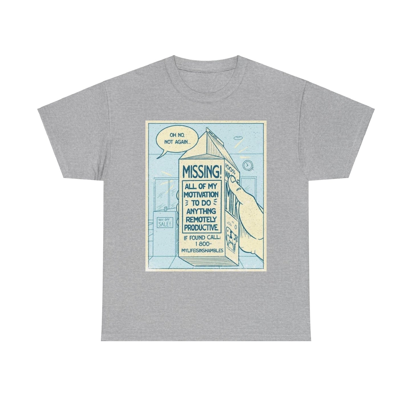 Missing Unisex Heavy Cotton Tee