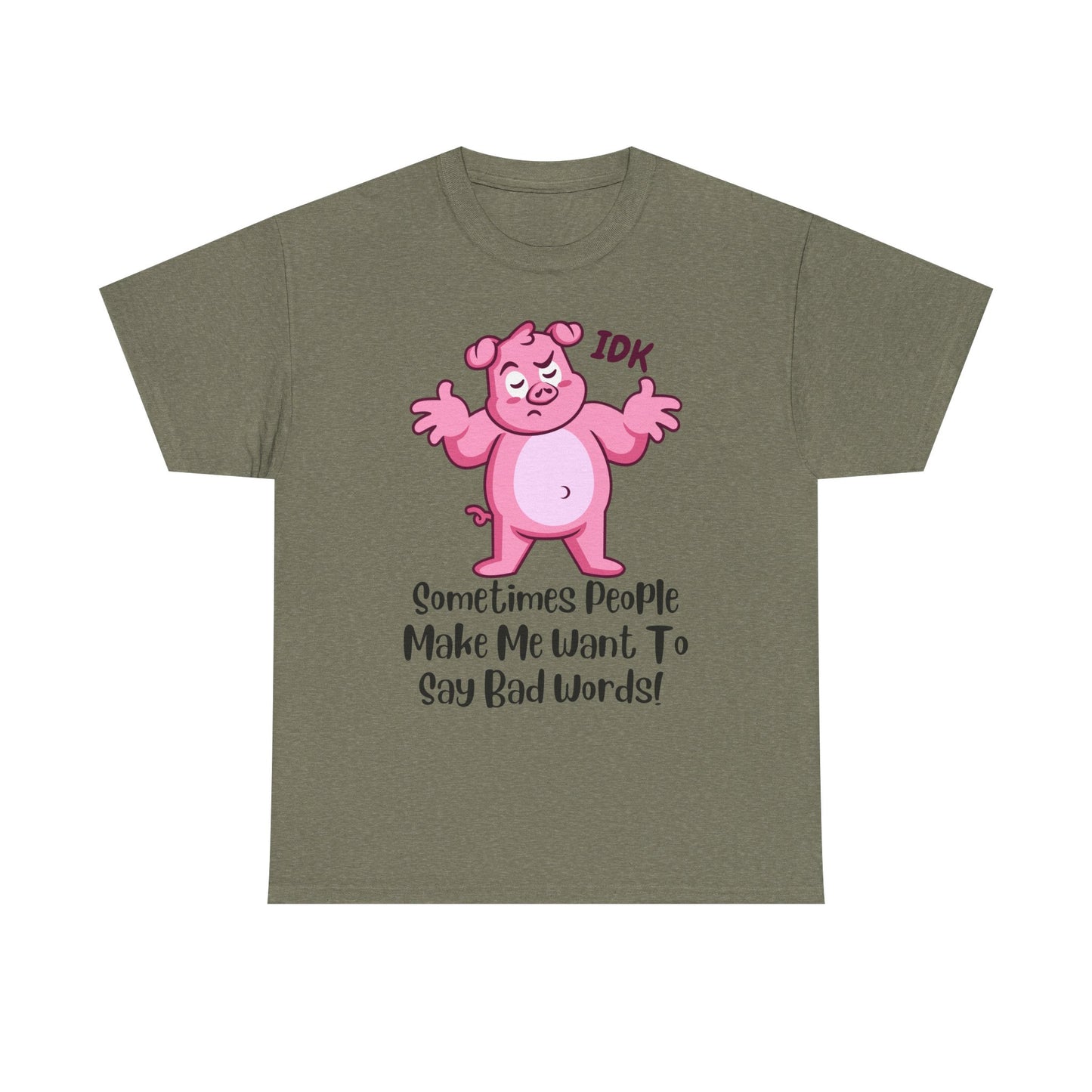 Bad Words Unisex Heavy Cotton Tee