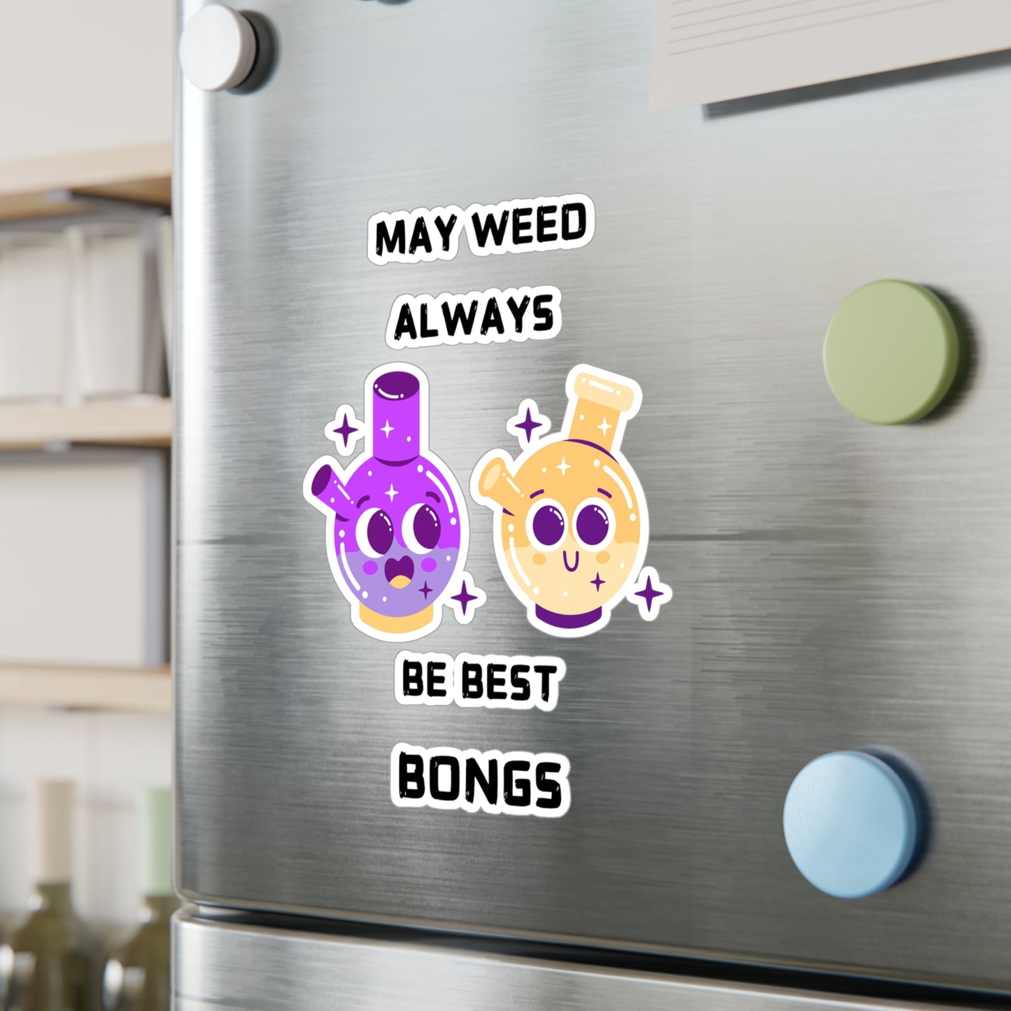 May Weed Kiss-Cut Vinyl Decals