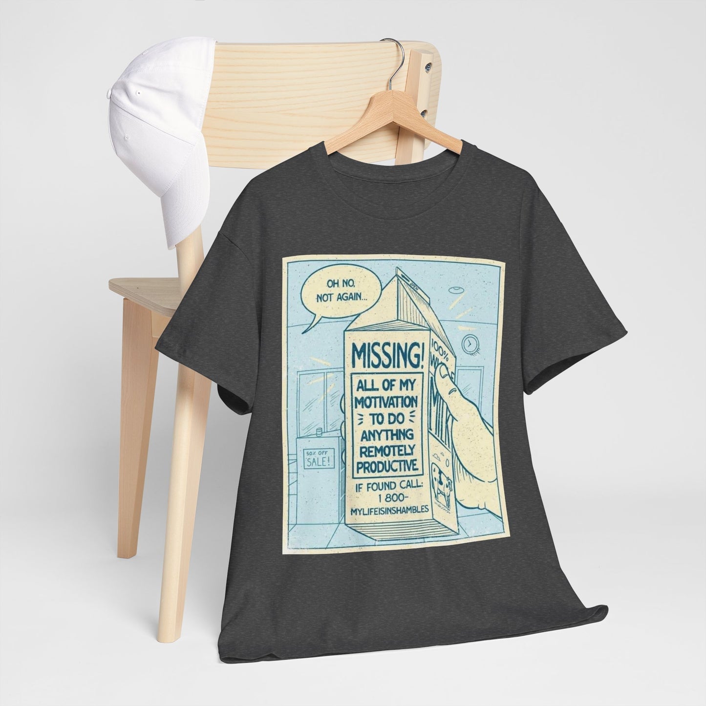 Missing Unisex Heavy Cotton Tee
