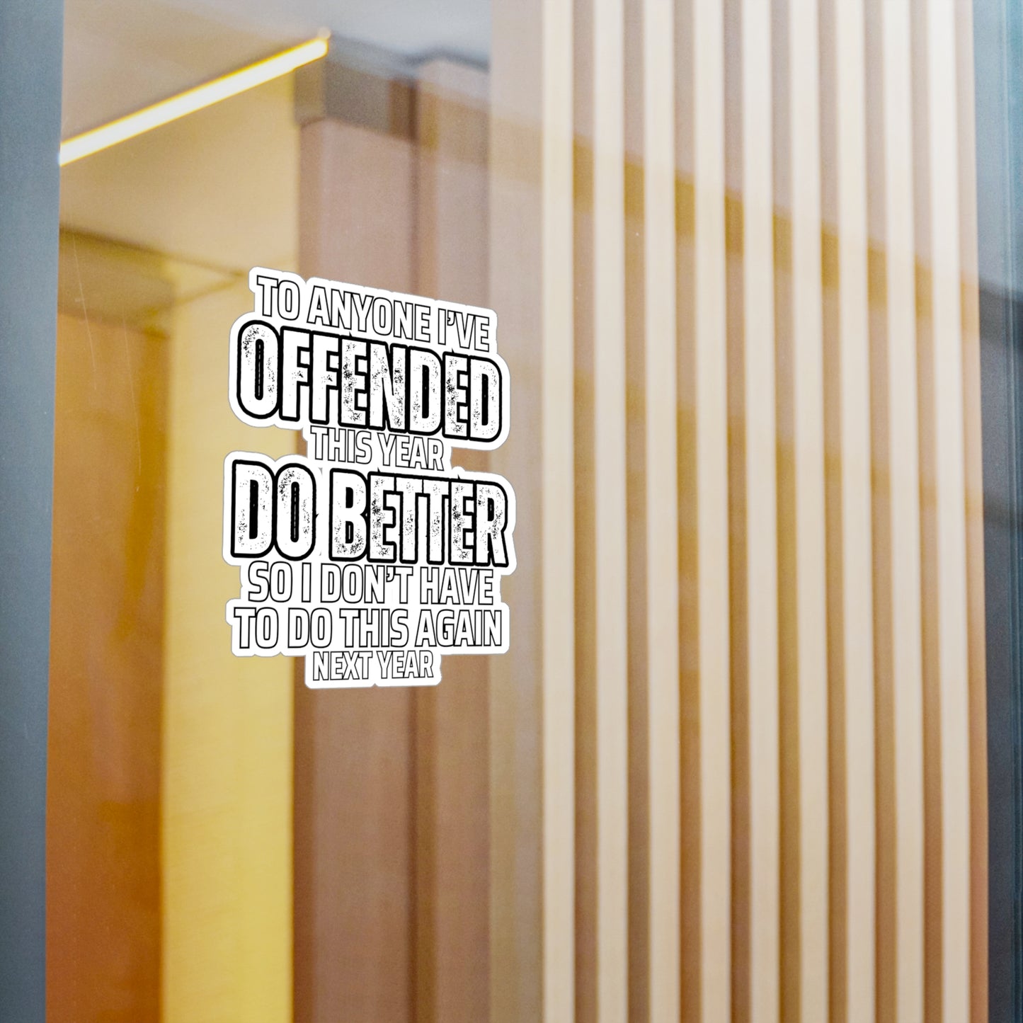 Offended Kiss-Cut Vinyl Decals