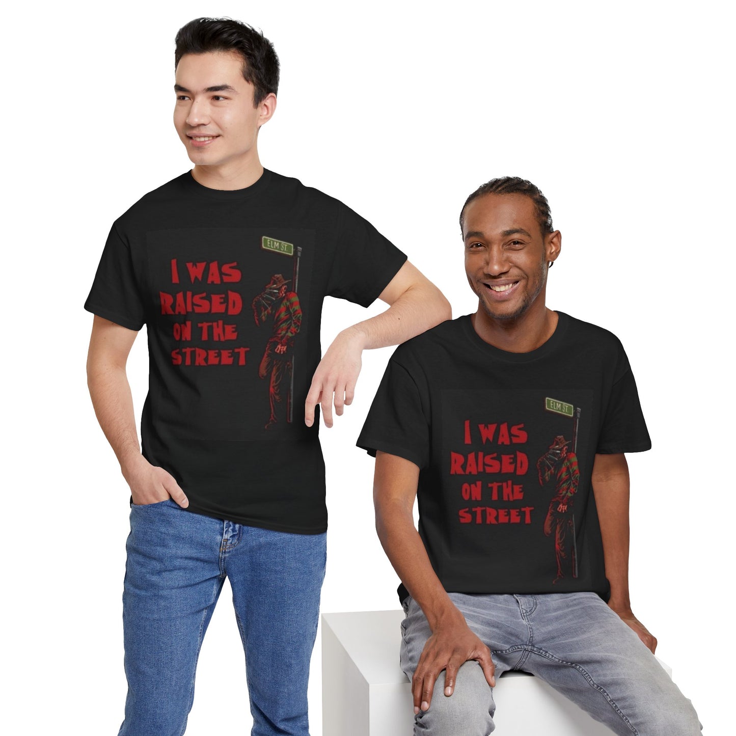Grew up on the Street Unisex Heavy Cotton Tee