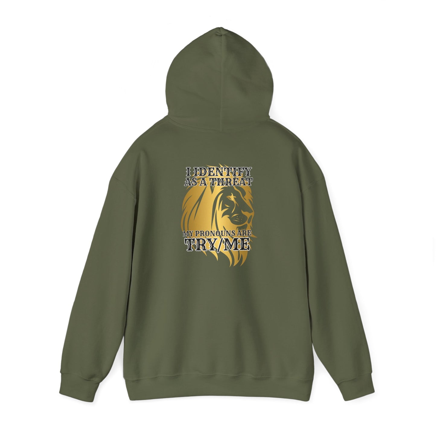 Pronouns Unisex Heavy Blend™ Hooded Sweatshirt