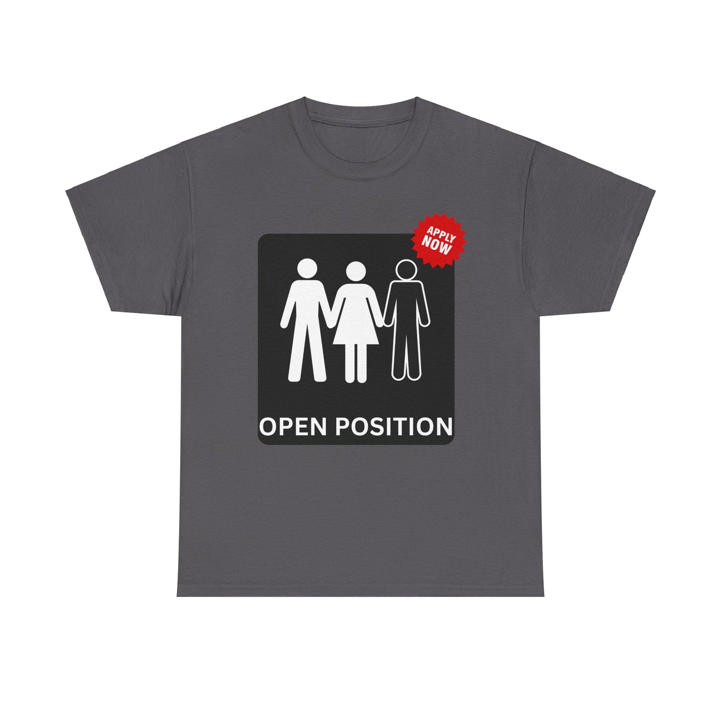 Open Position Unisex Heavy Cotton Tee