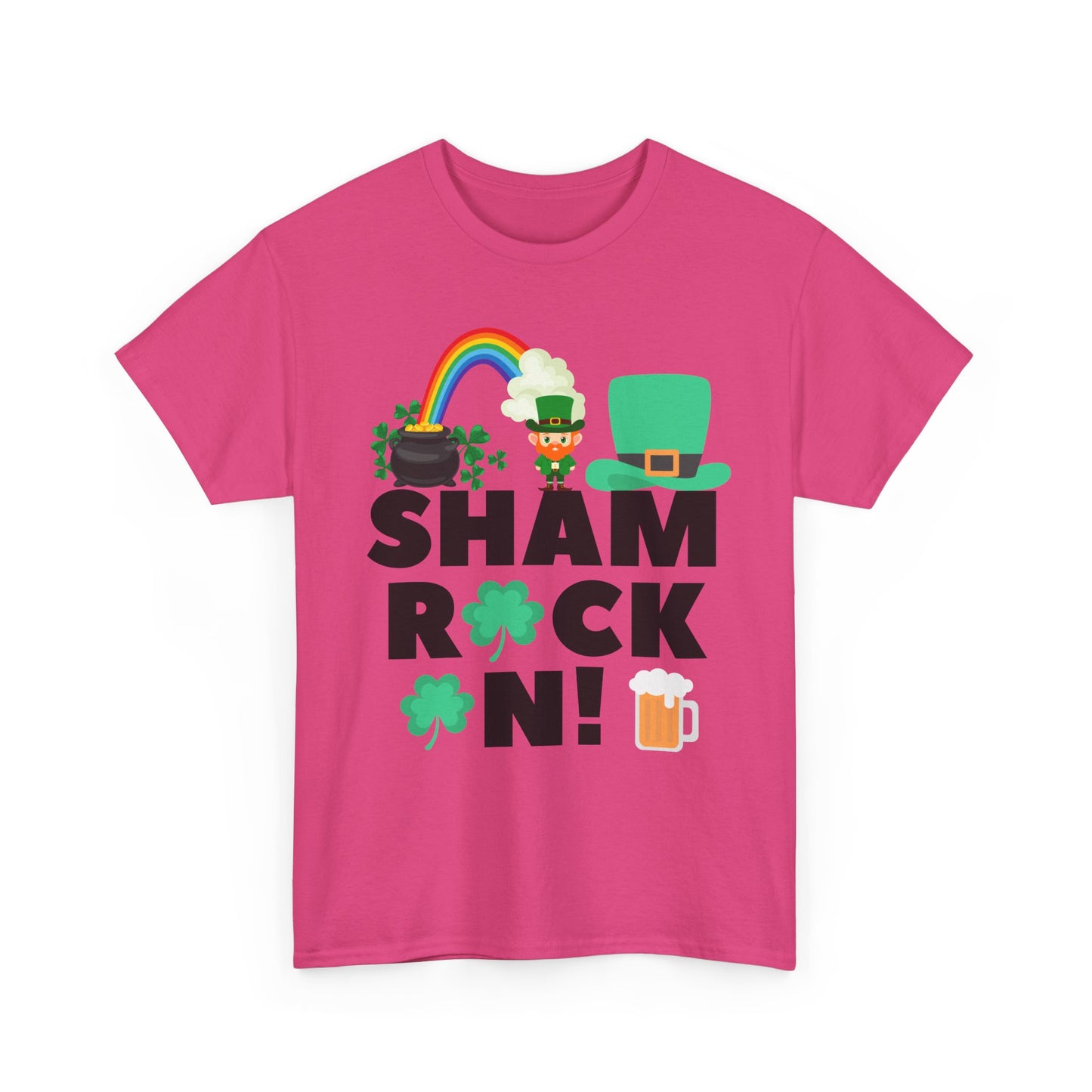 Shamrock On Unisex Heavy Cotton Tee