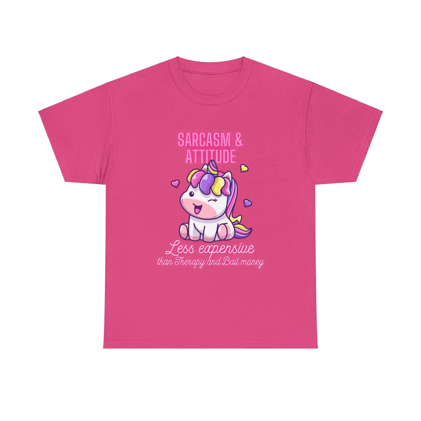 Sarcasm & attitude Unisex Heavy Cotton Tee
