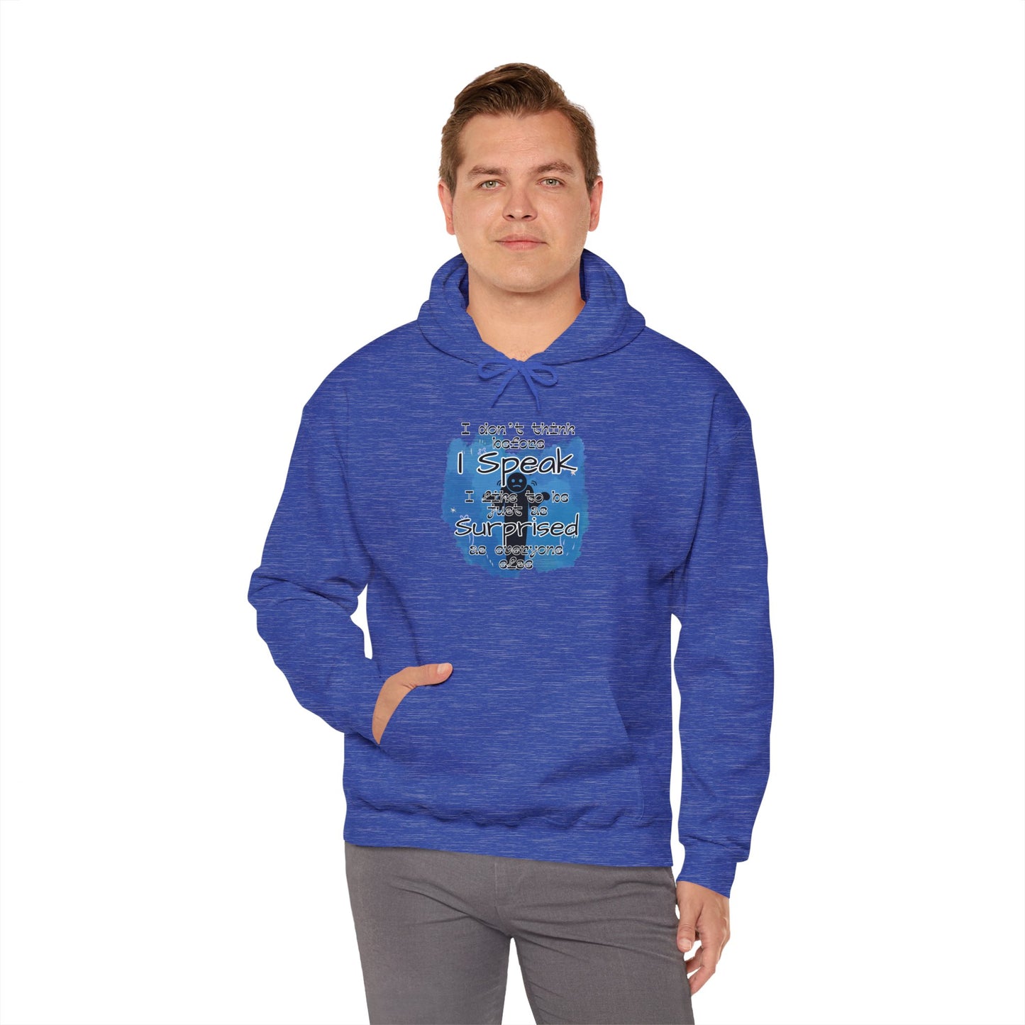 I Don't Think Unisex Heavy Blend™ Hooded Sweatshirt