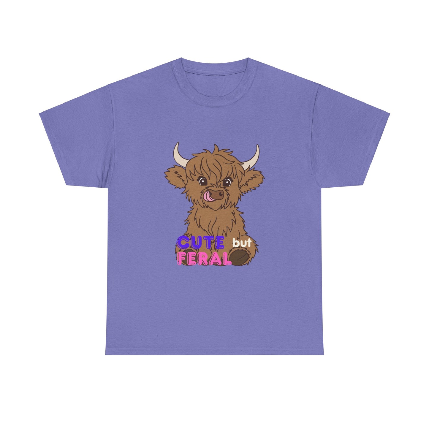 Cute but Feral Unisex Heavy Cotton Tee