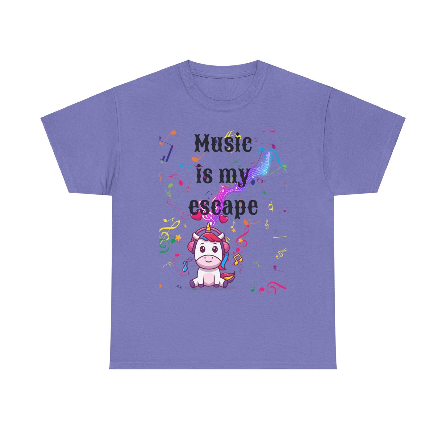 Music is Unisex Heavy Cotton Tee
