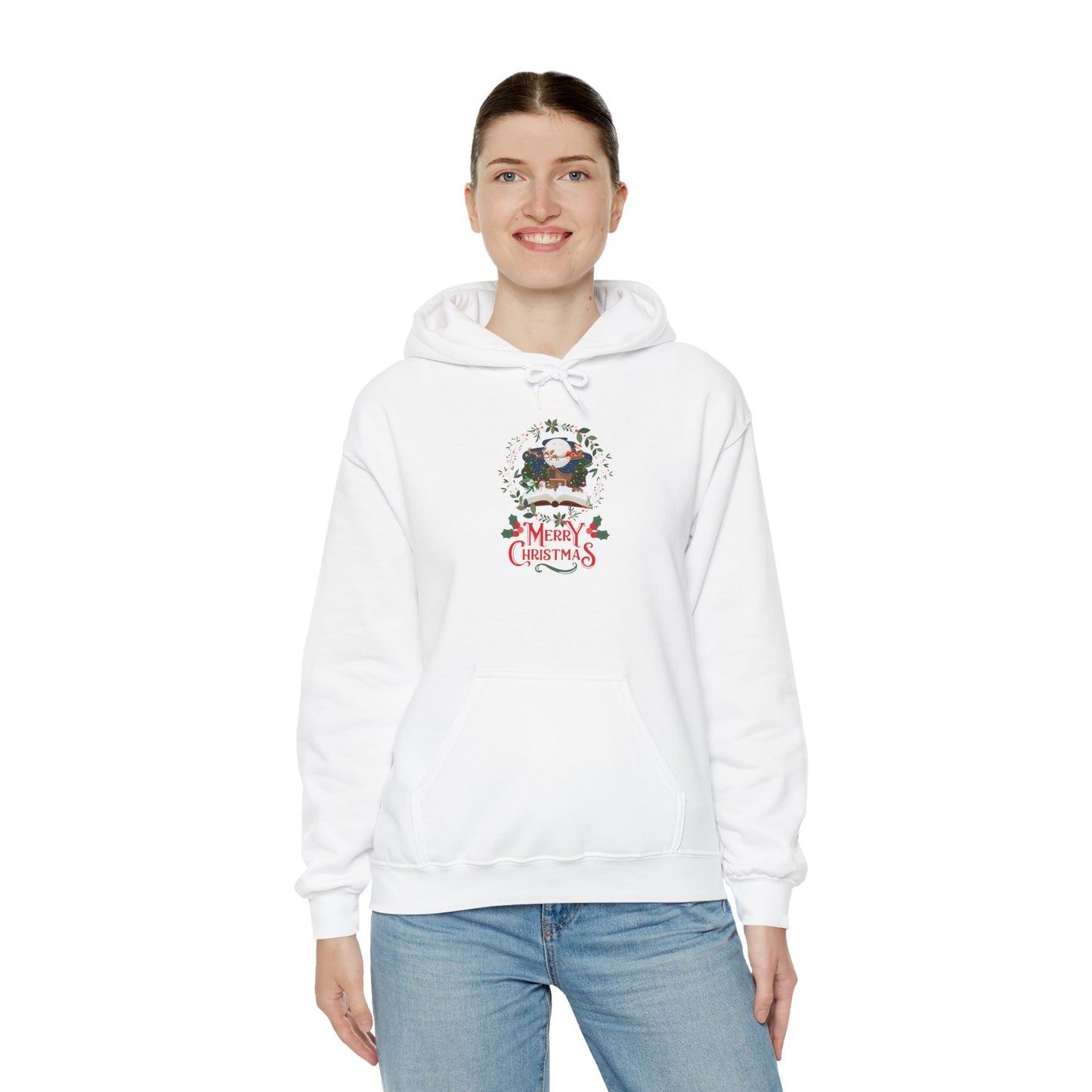 Merry Christmas Unisex Heavy Blend™ Hooded Sweatshirt
