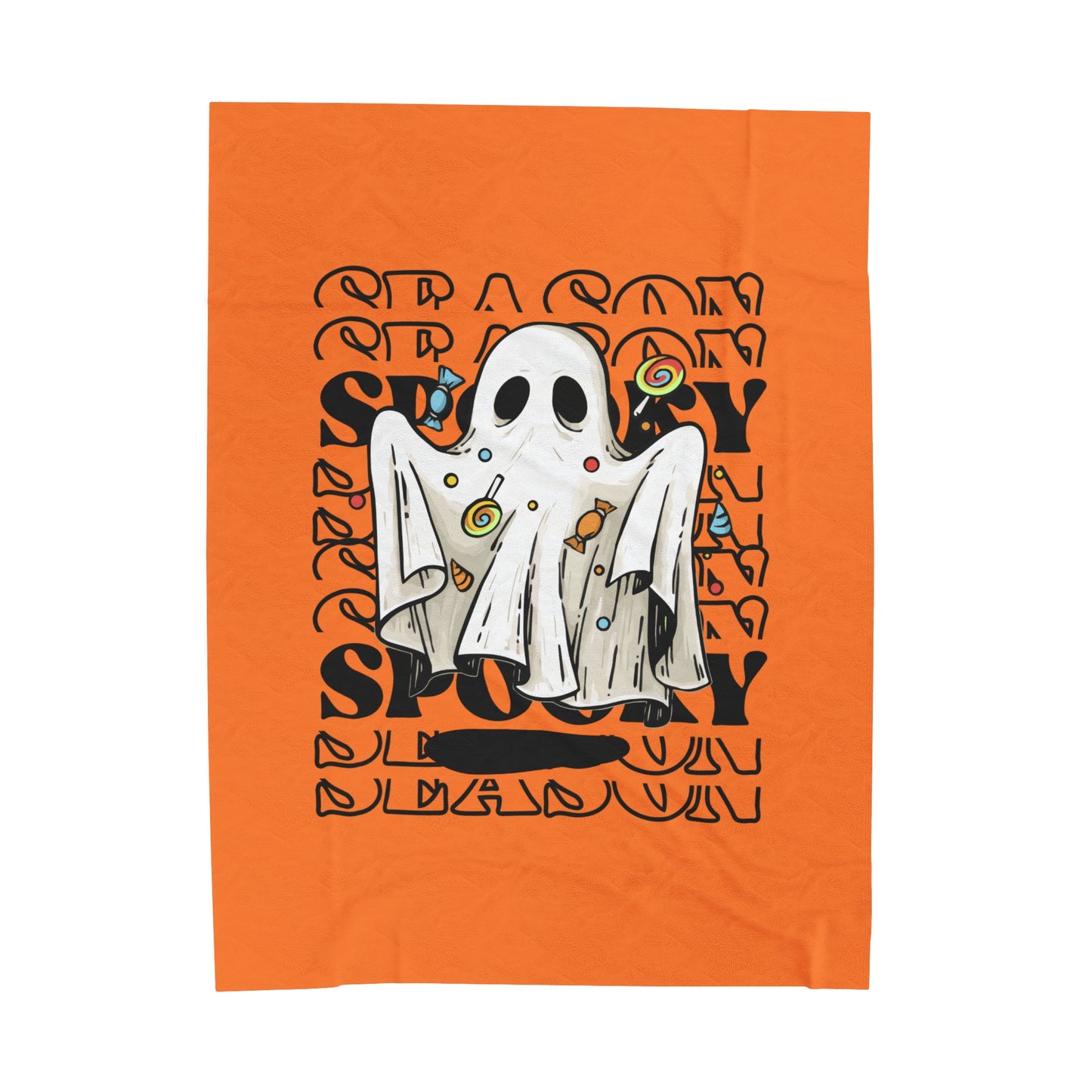 Spooky Season Velveteen Plush Blanket