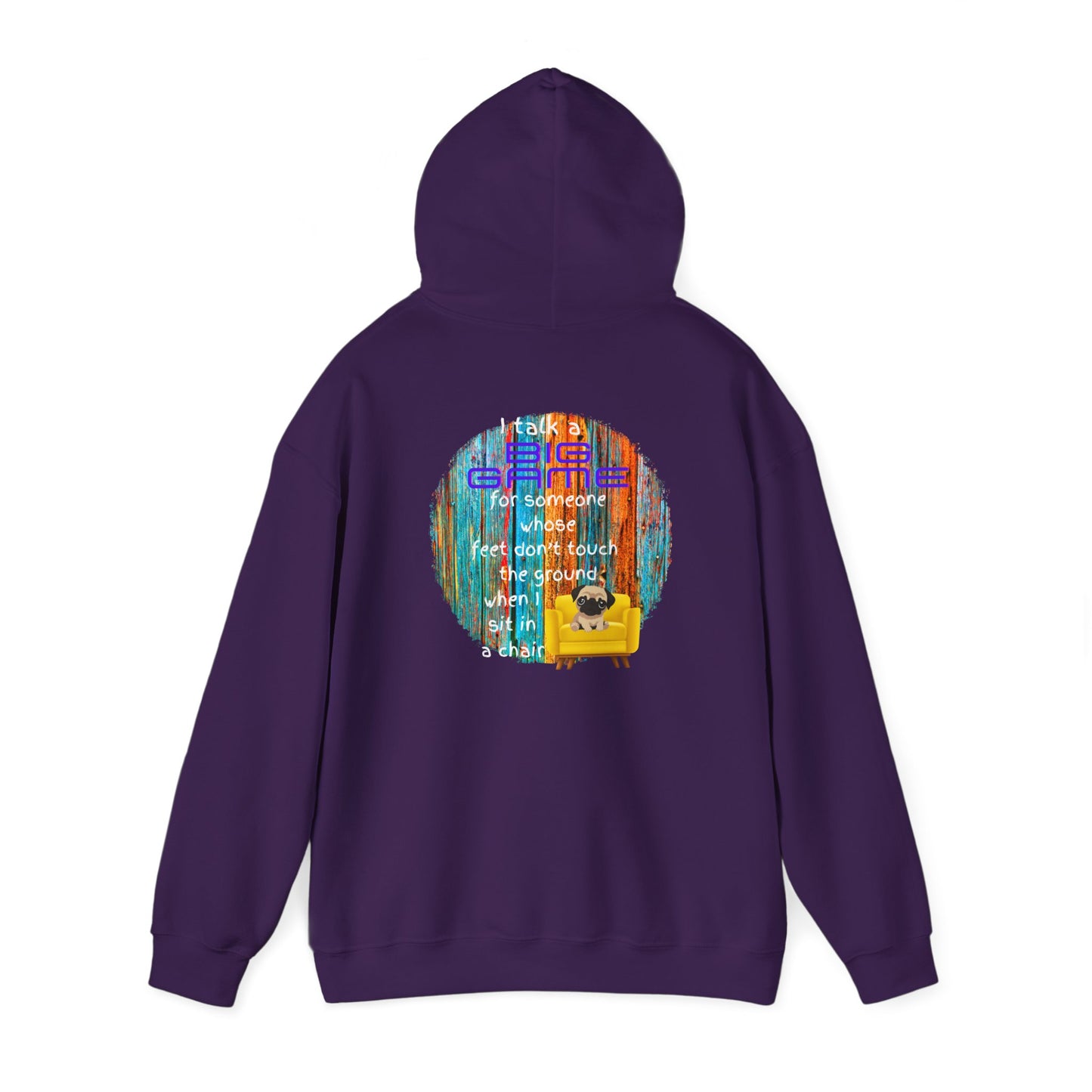 I Talk a Big Game Unisex Heavy Blend™ Hooded Sweatshirt