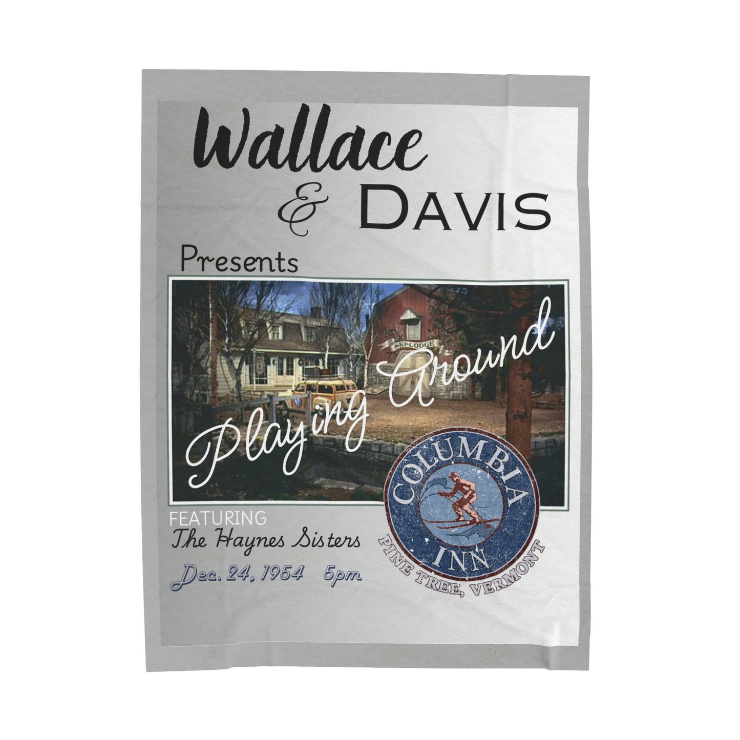 Wallace and Davis Velveteen Plush Blanket