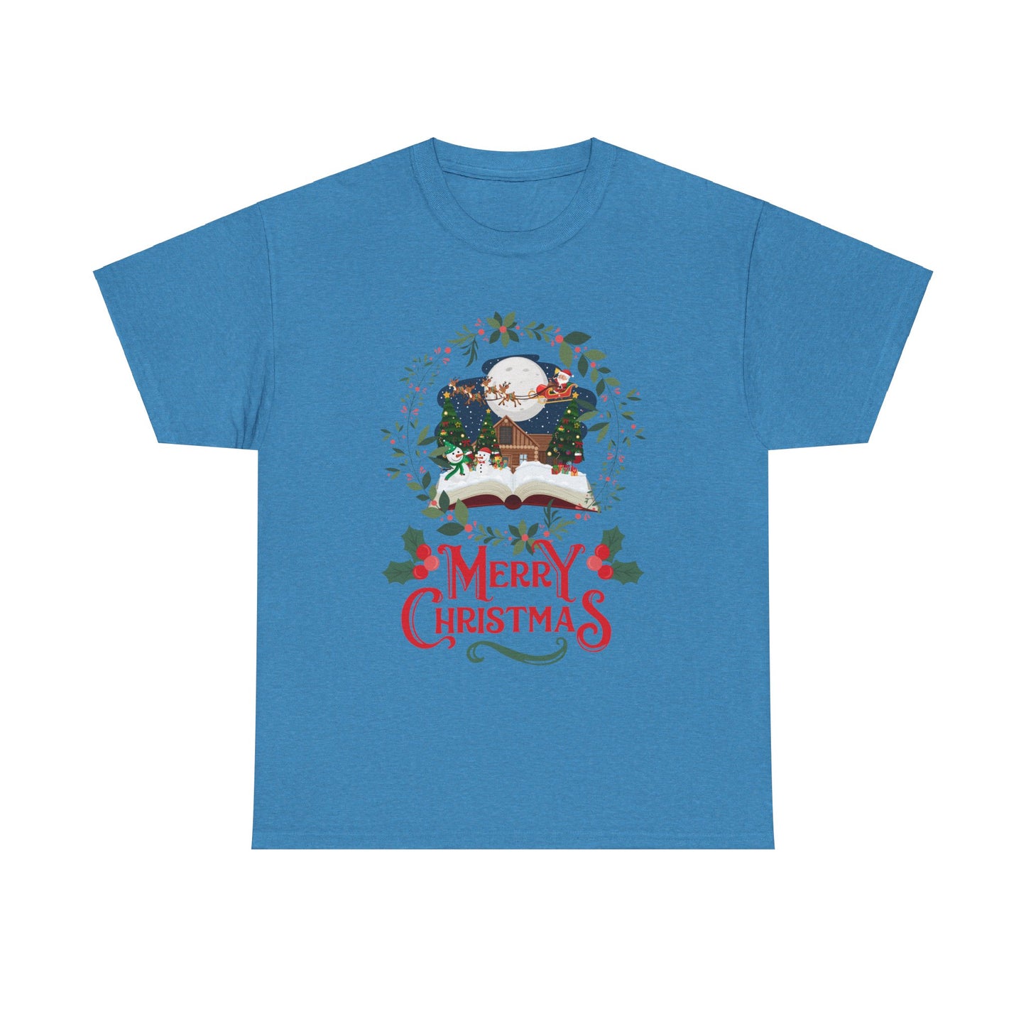 Merry Christmas Unisex Heavy Cotton Tee