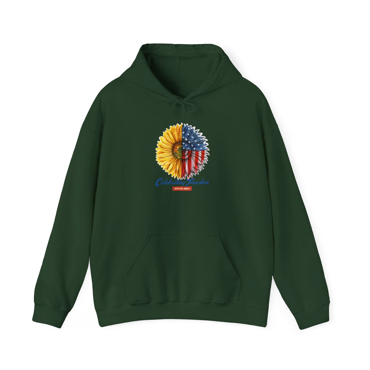 Sunflower American Flag Apparel