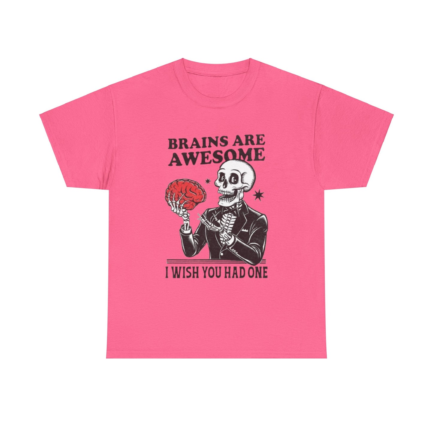 Brains Unisex Heavy Cotton Tee