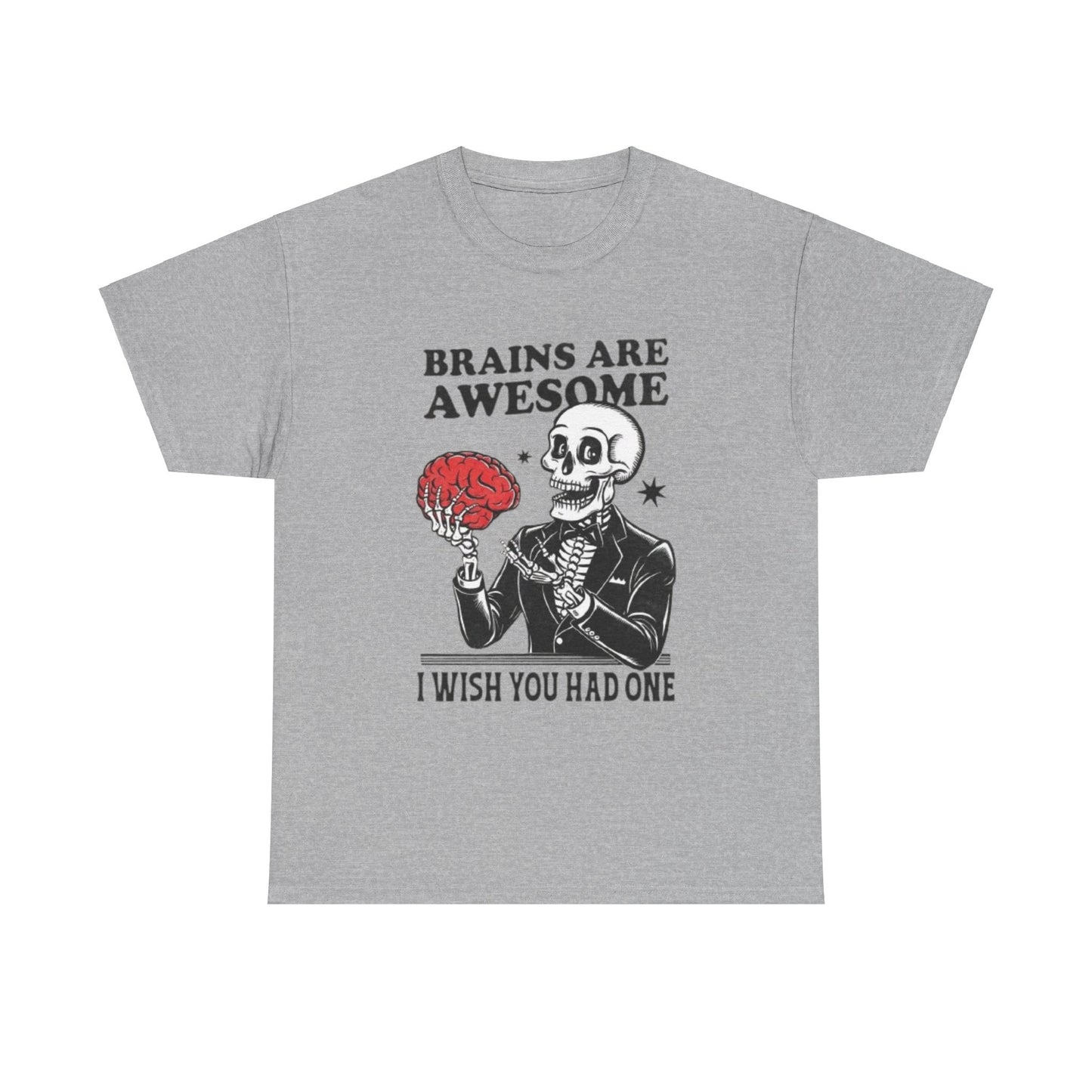 Brains Unisex Heavy Cotton Tee