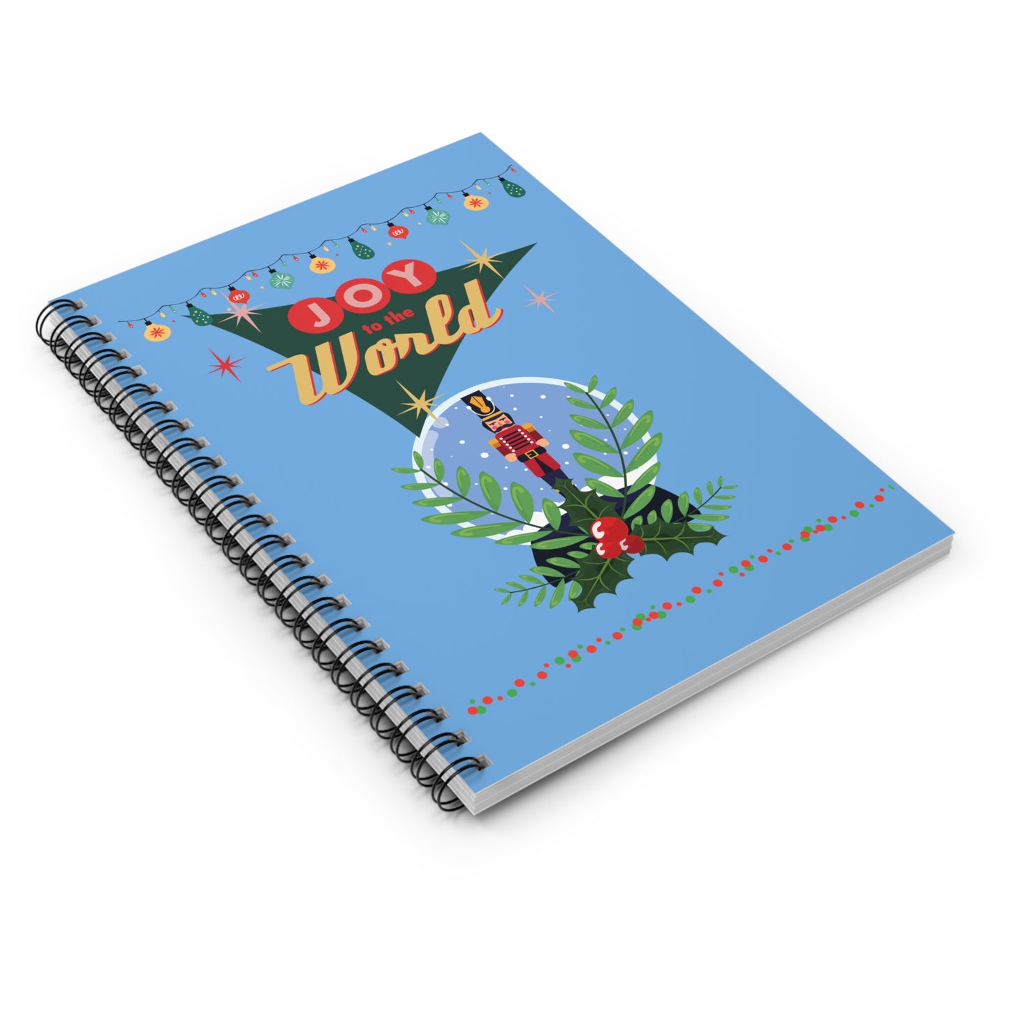 Vintage Joy Spiral Notebook - Ruled Line