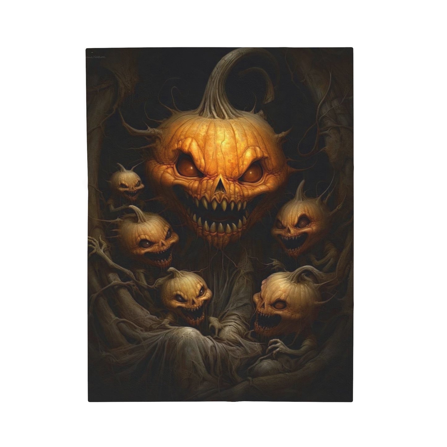Halloween Velveteen Plush Blanket