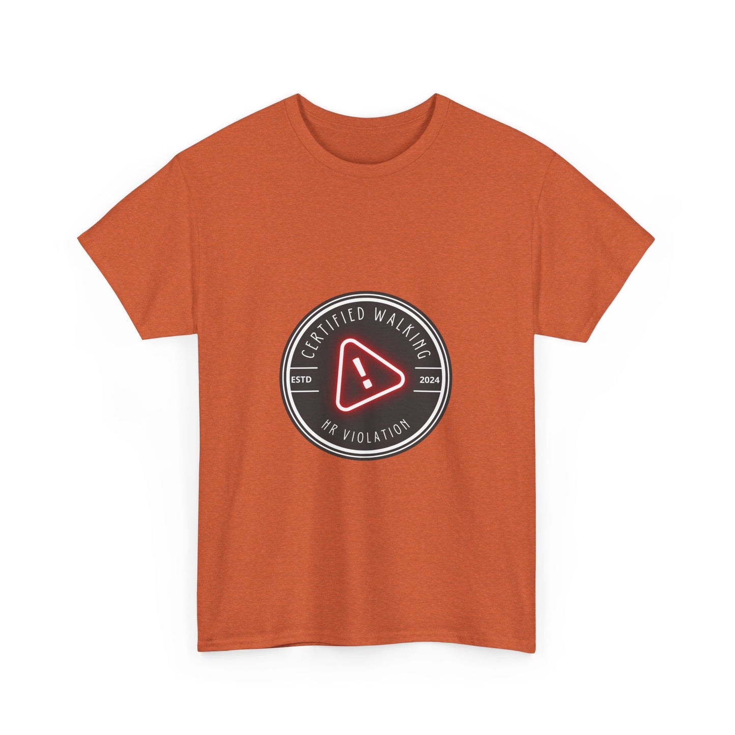 certified walking Unisex Heavy Cotton Tee