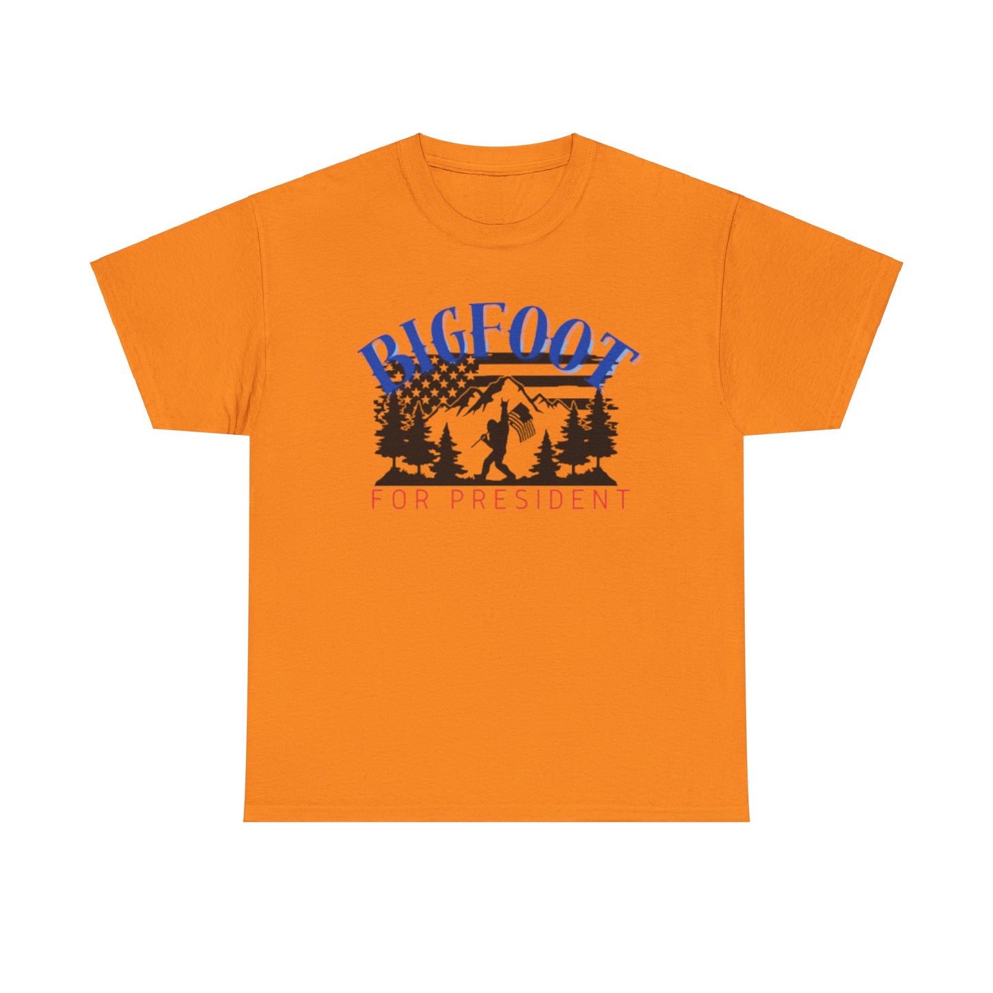 Bigfoot for President Unisex Heavy Cotton Tee