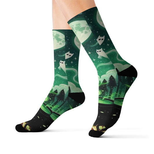 Spirited Cats Sublimation Socks