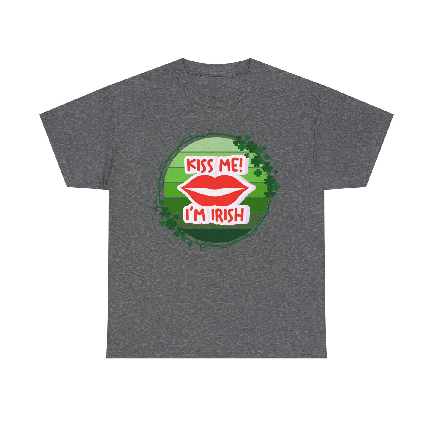 Kiss Me I'm Irish Unisex Heavy Cotton Tee