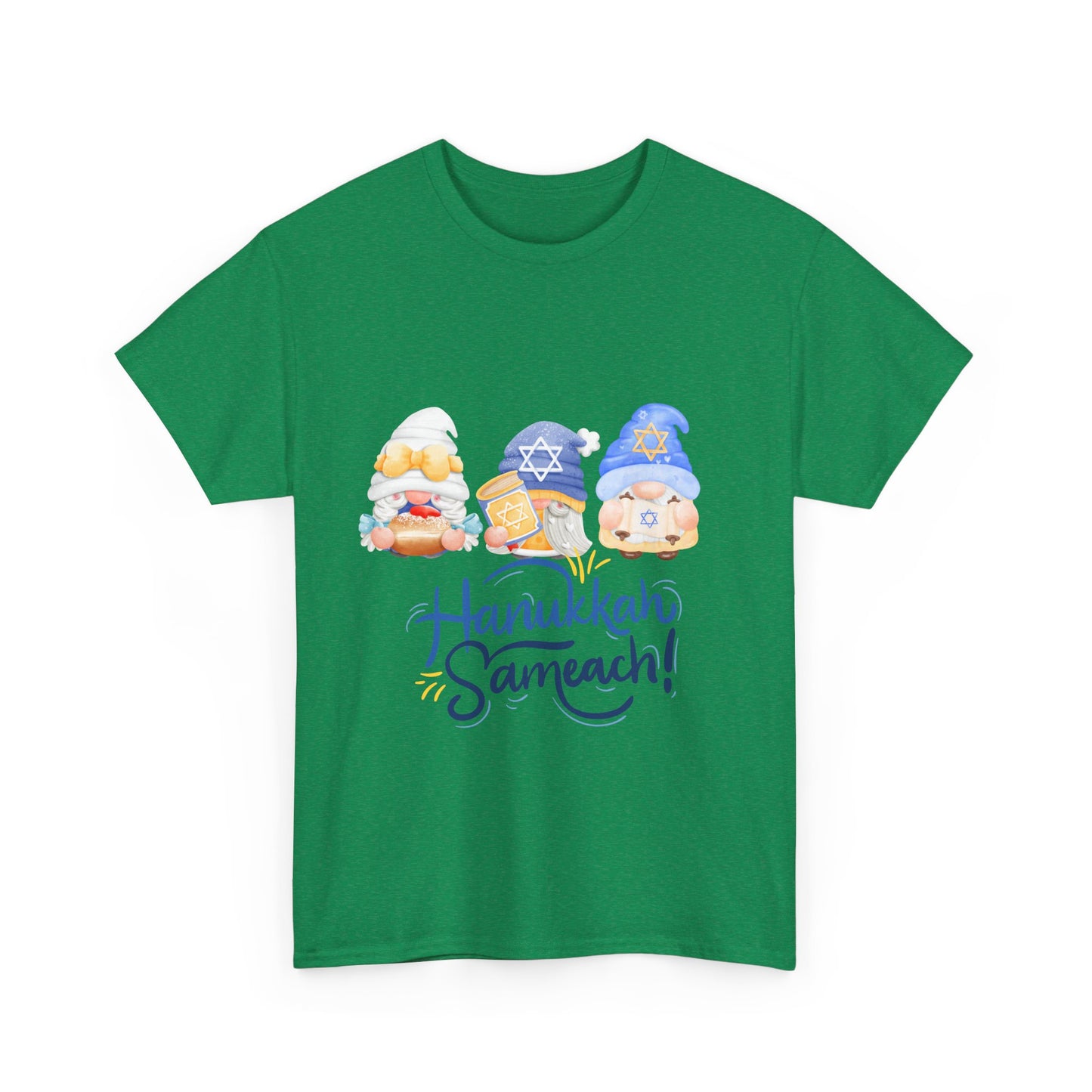 Hanukkah Gnomes Unisex Heavy Cotton Tee