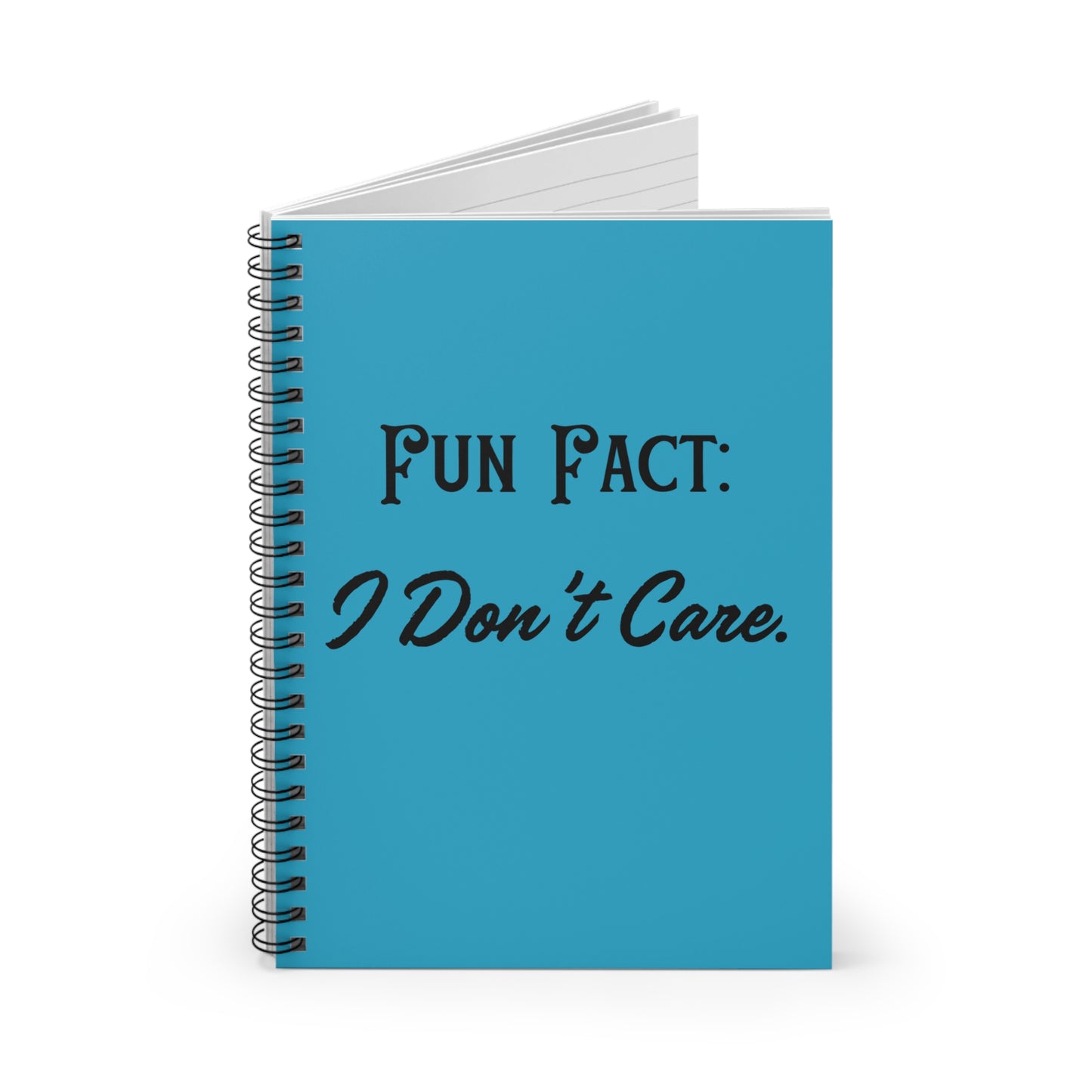 Fun Fact Spiral Notebook - Ruled Line