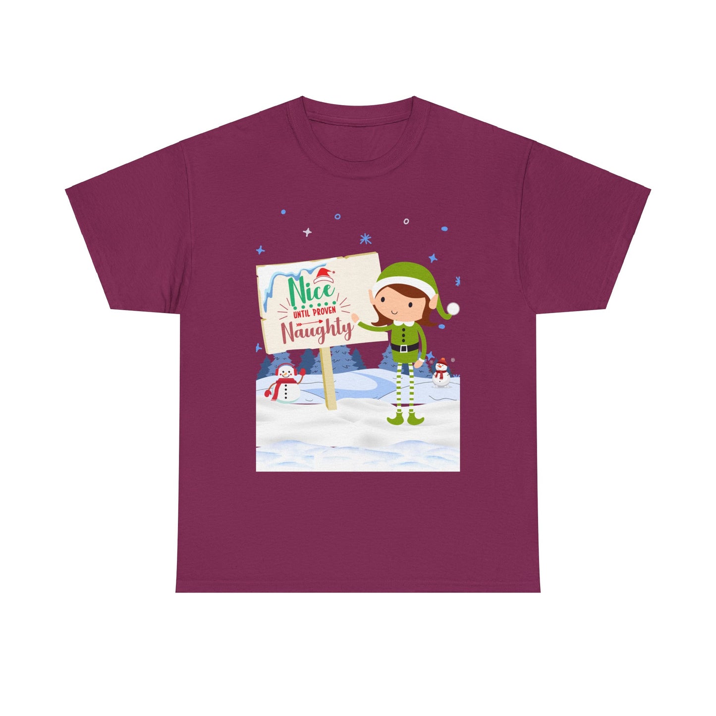 Nice until Unisex Heavy Cotton Tee