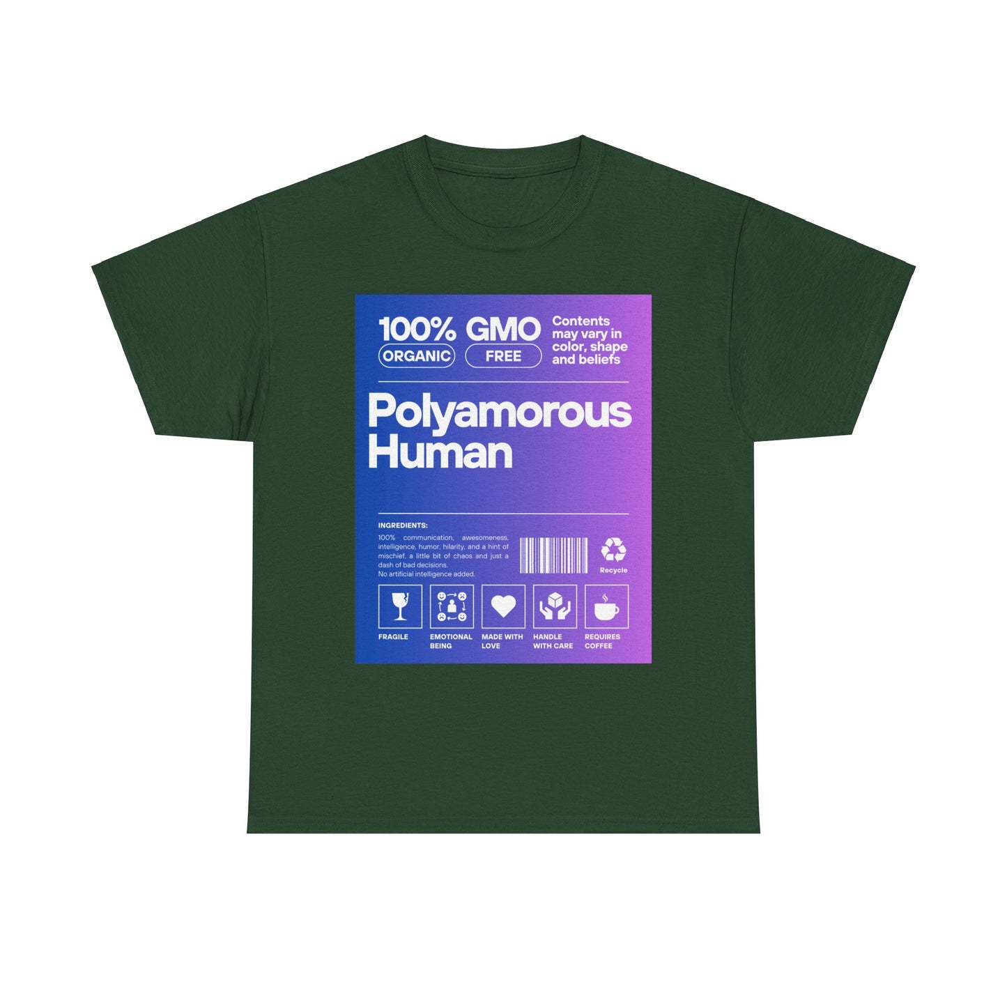 Polyamorous Unisex Heavy Cotton Tee