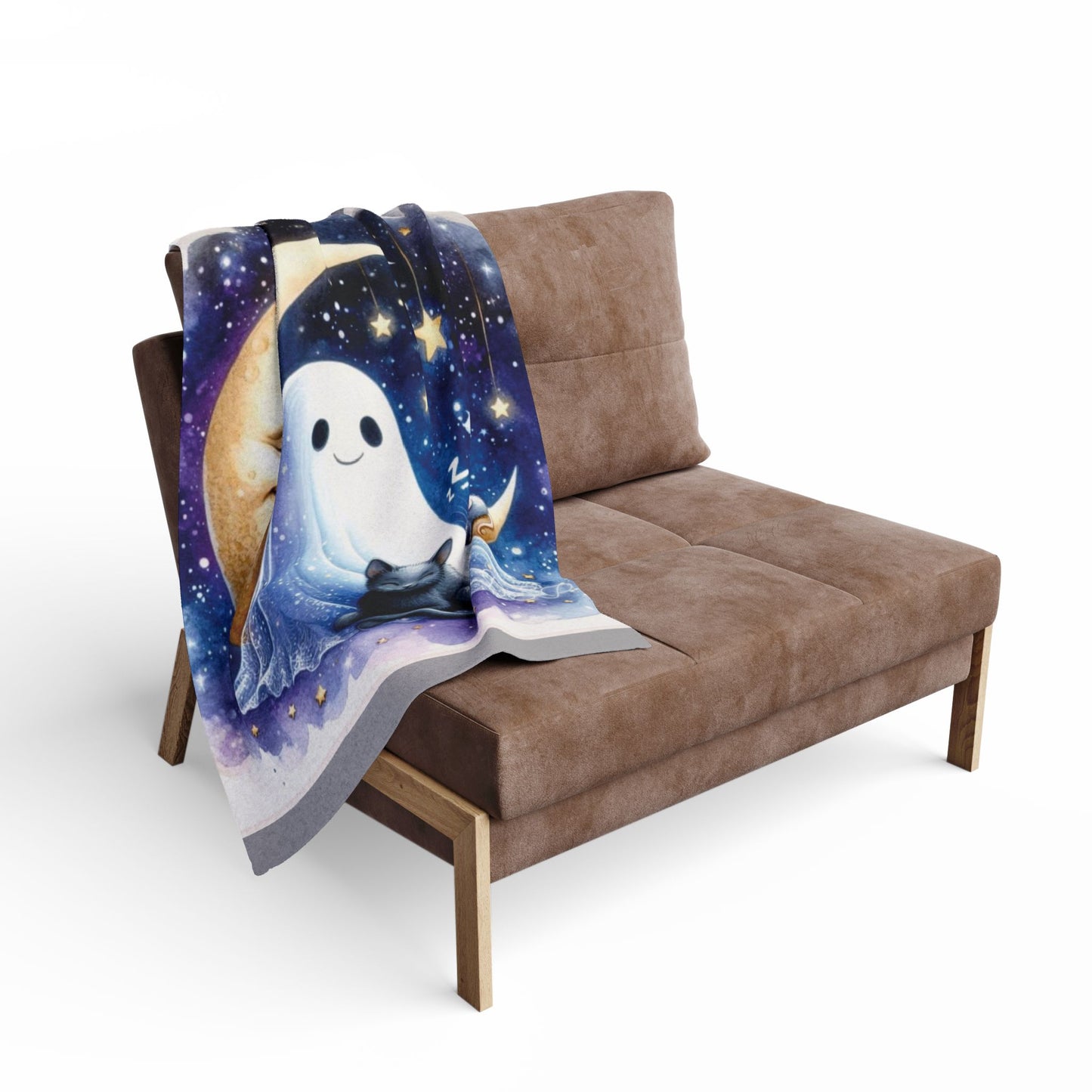 Happy Ghost Arctic Fleece Blanket