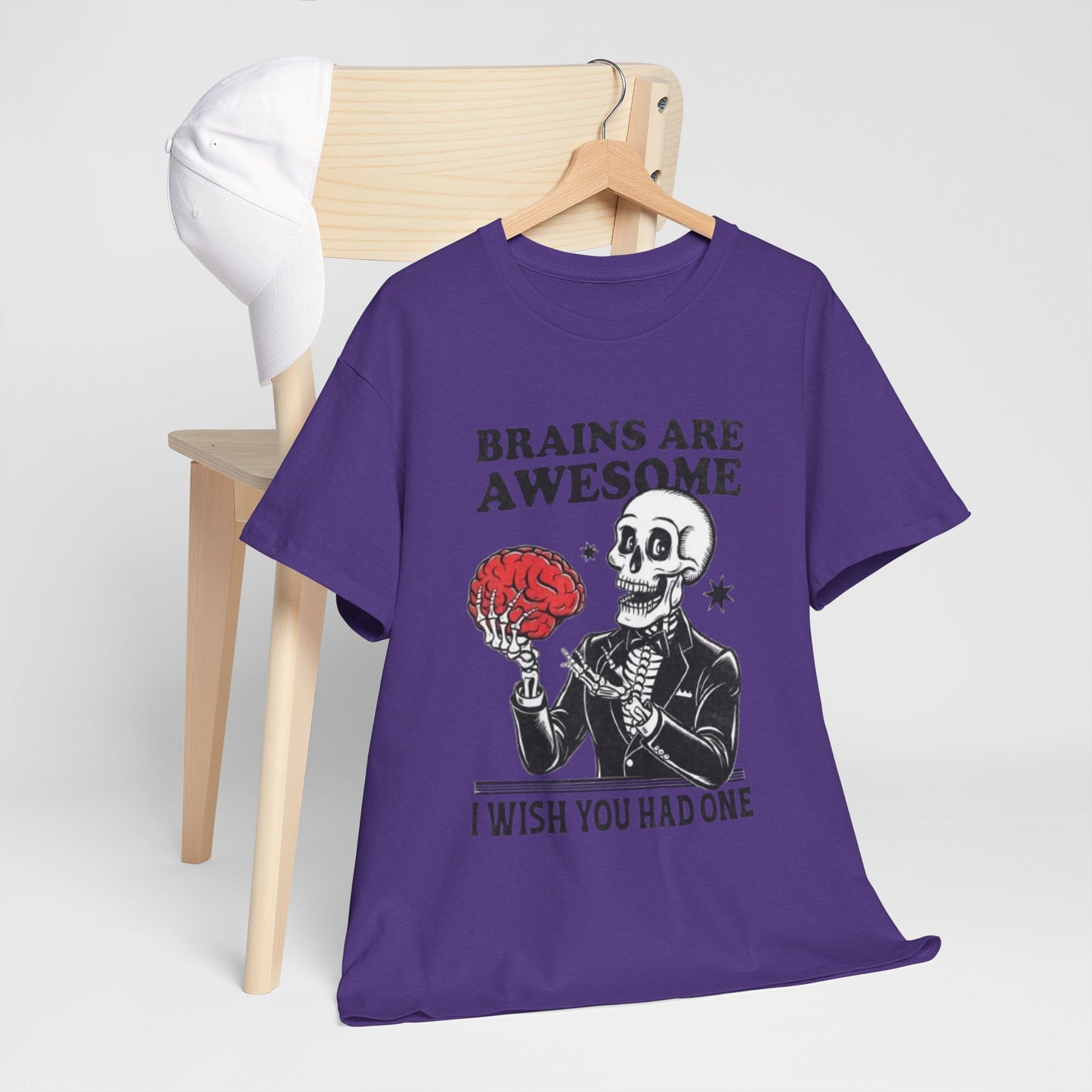 Brains Unisex Heavy Cotton Tee